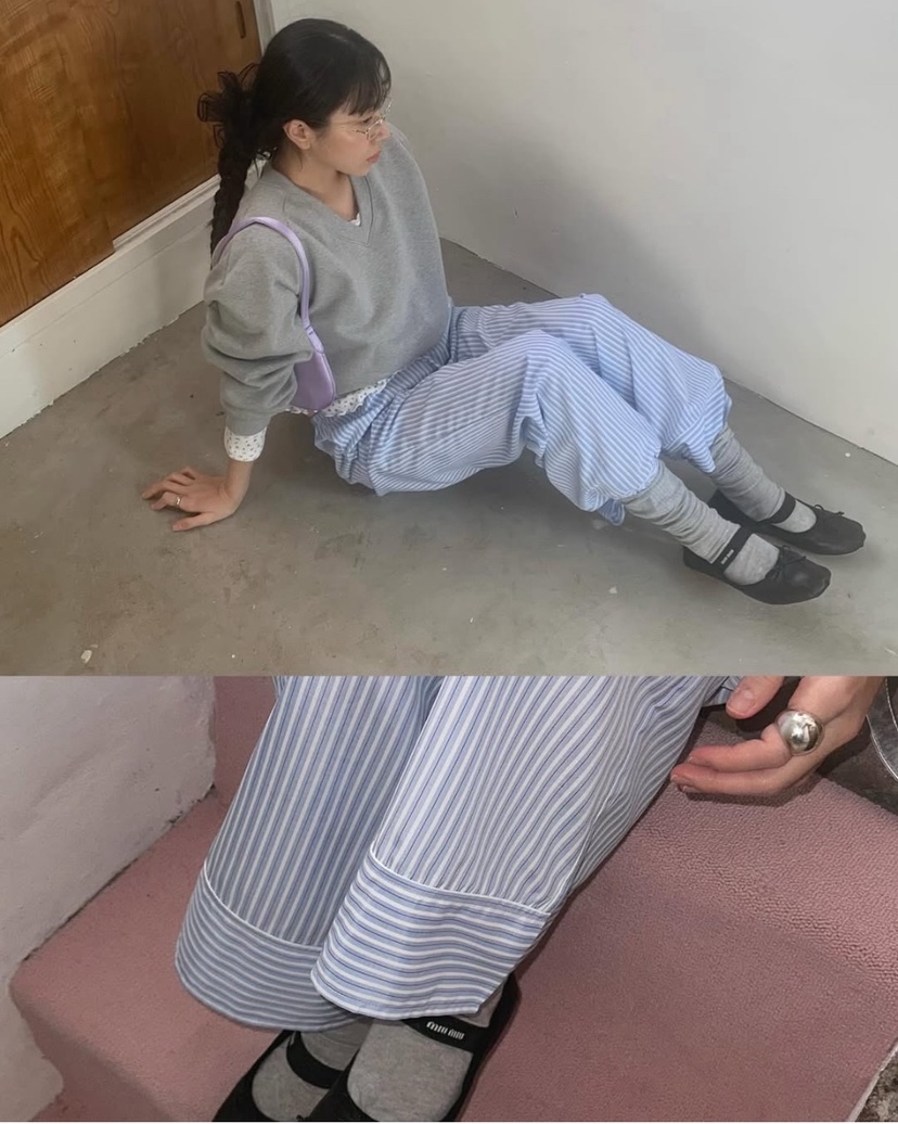 MURS韓國直郵㊣女士新款25春夏熱賣時尚職業真品人氣休閑褲MURS休閑褲