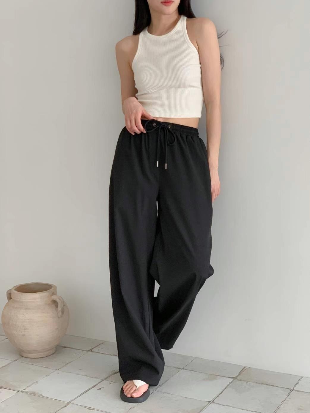 SISO韓國代購㊣女士新款人氣推薦職業休閑真品熱賣25春夏休閑褲SISO休閑褲