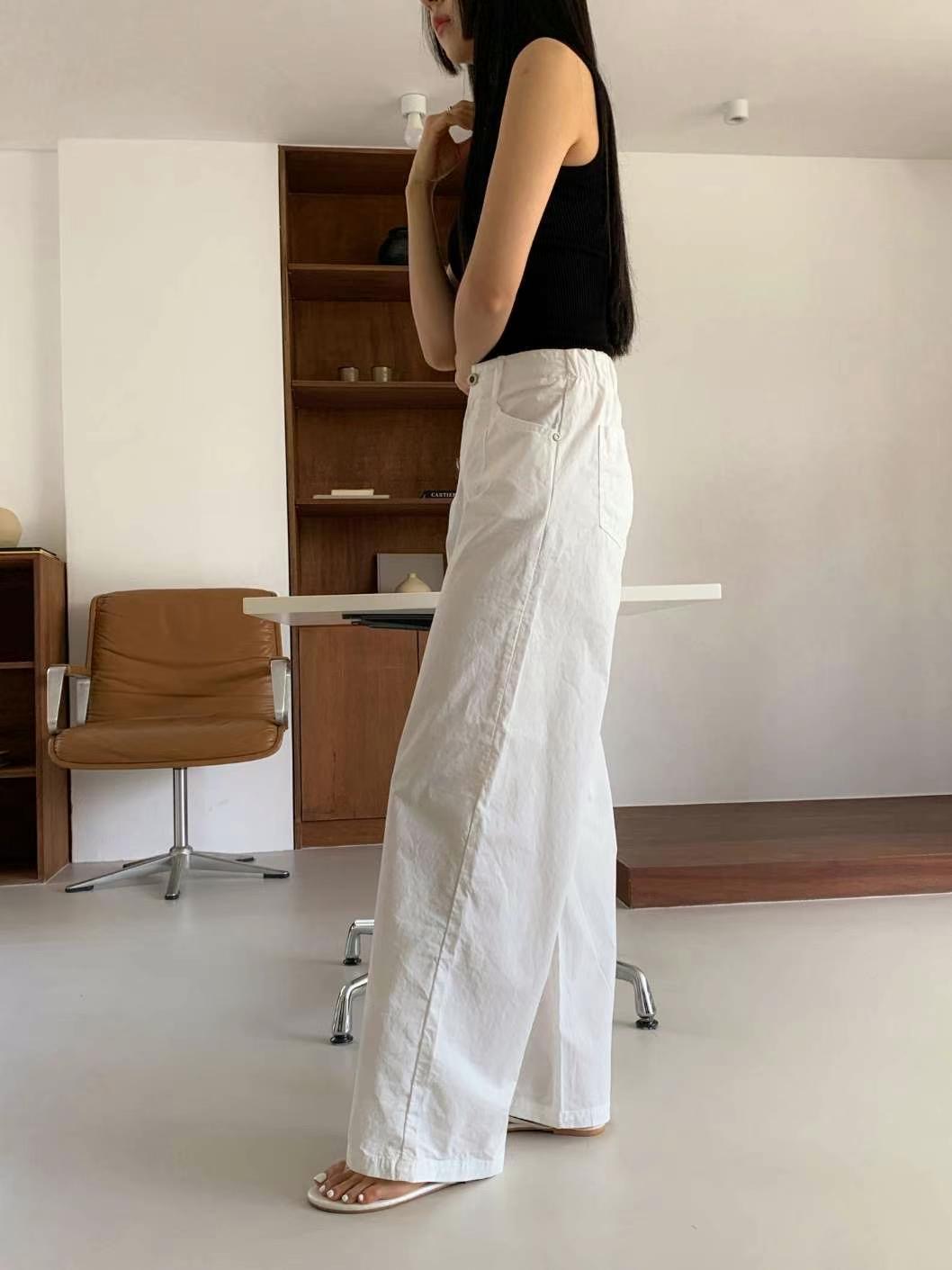SISO韓國直郵㊣女裝新款人氣熱賣25春夏推薦時尚真品休閑褲SISO休閑褲