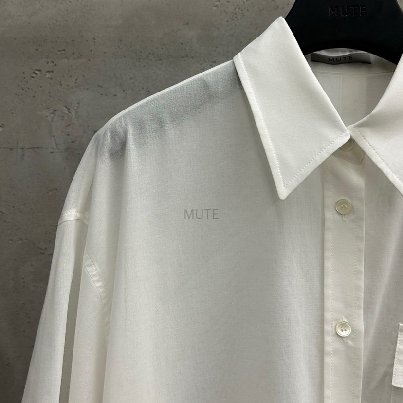 MUTE-P韓國直郵㊣女士新品時尚25春夏職業真品熱賣襯衫蕾絲衫MUTE襯衫/蕾絲衫