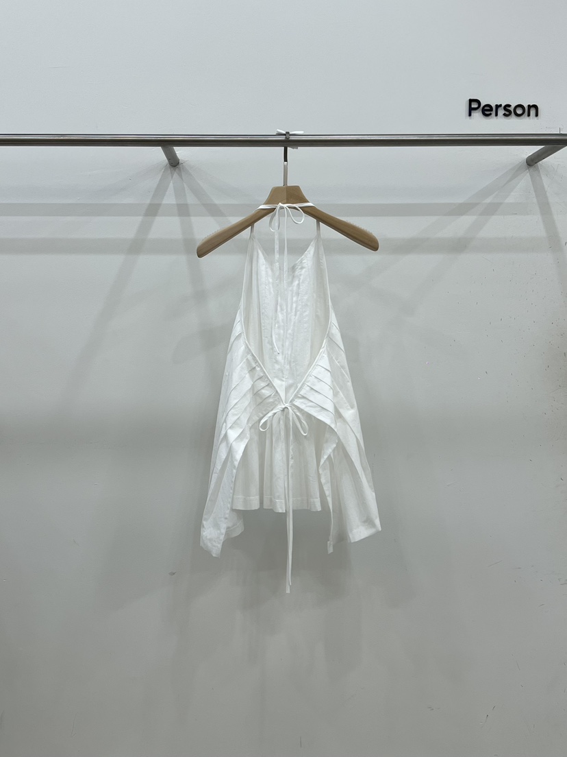 PERSON韓國代購㊣女裝新品25春夏推薦職業熱賣休閑吊帶背心PERSON吊帶/背心