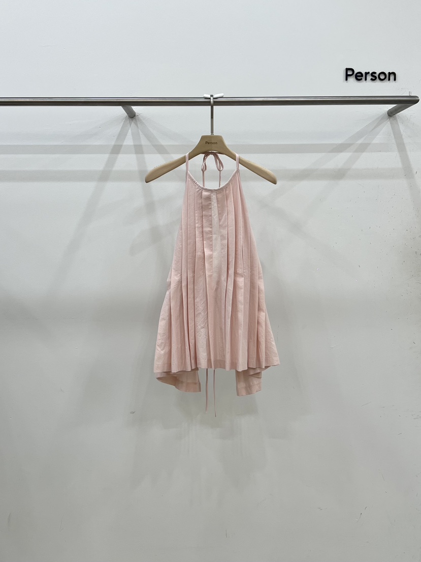 PERSON韓國代購㊣女裝新品25春夏推薦職業熱賣休閑吊帶背心PERSON吊帶/背心圖色2