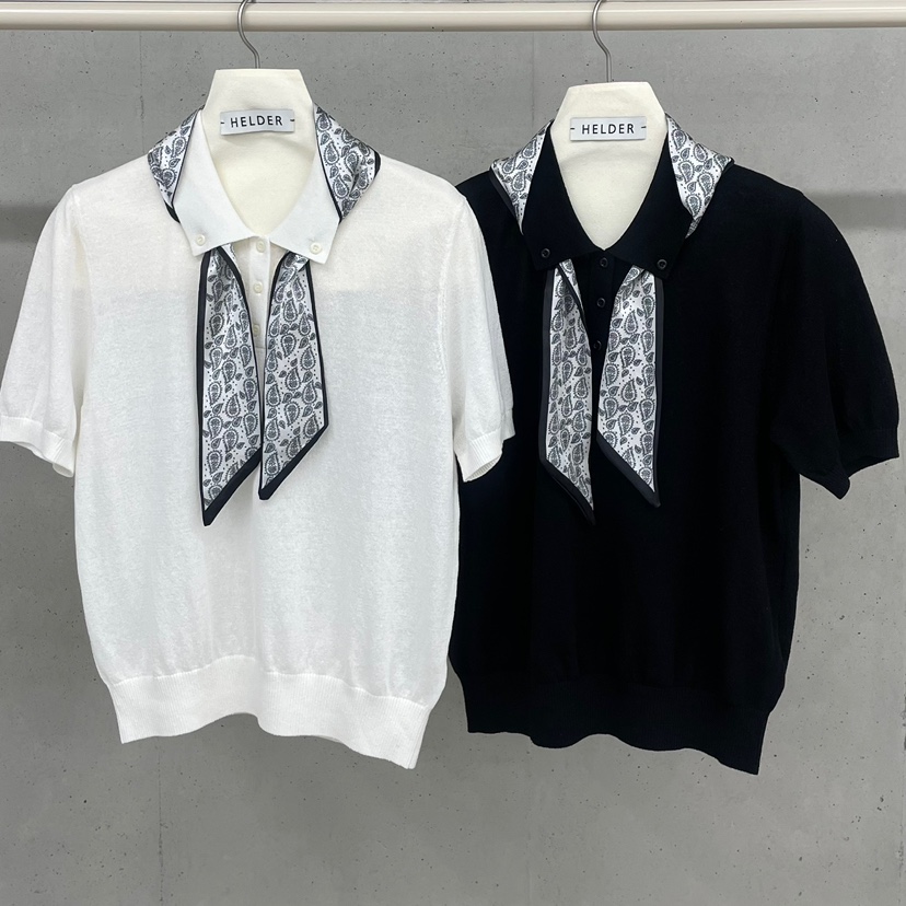 HELDER-P東大門㊣代購女士新品真品25春夏套裝含圍巾兩件套亞麻HELDER套裝