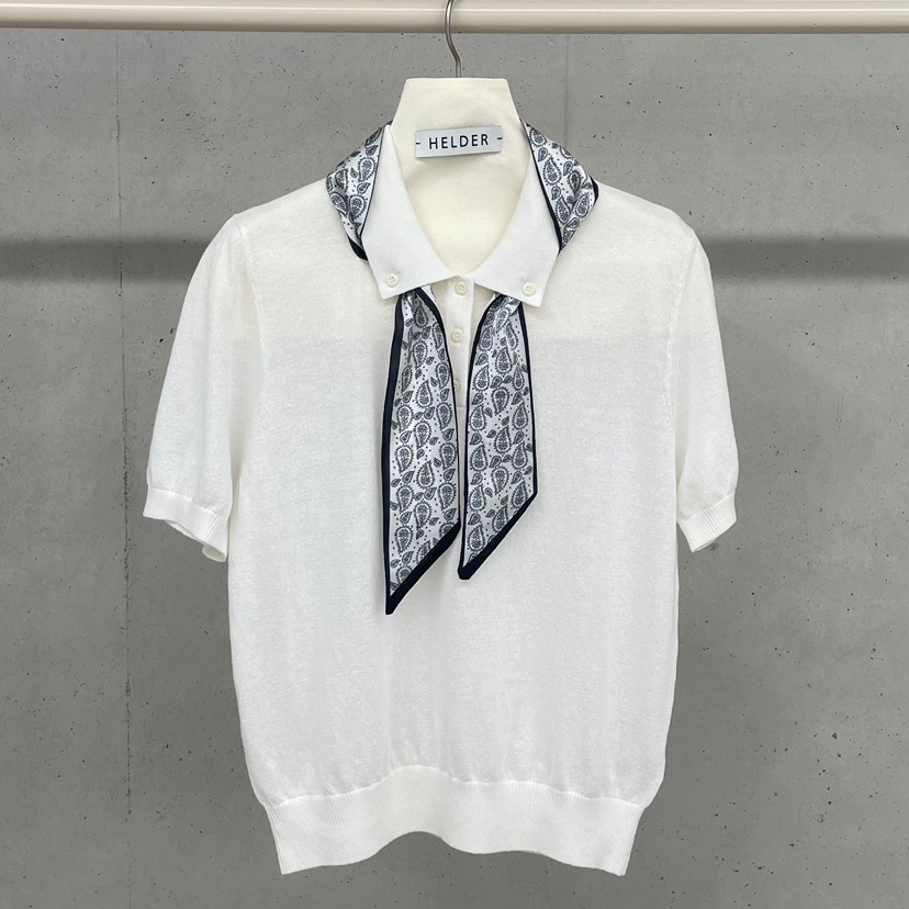 HELDER-P東大門㊣代購女士新品真品25春夏套裝含圍巾兩件套亞麻HELDER套裝