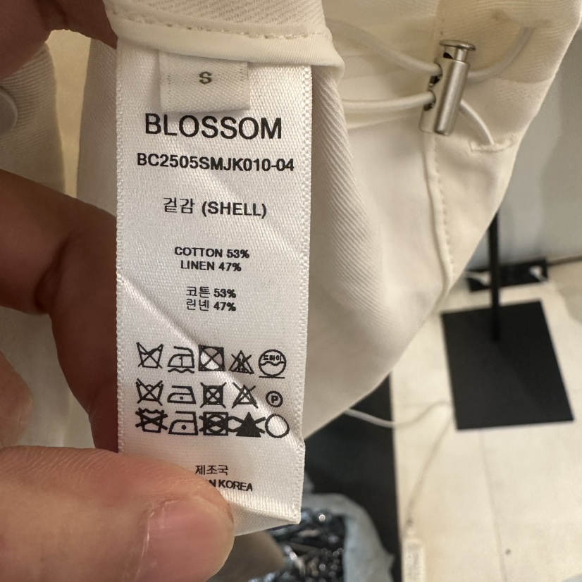 BLOSSOM韓國直郵㊣女士新款熱賣25春夏職業時尚休閑真品夾克BLOSSOM夾克