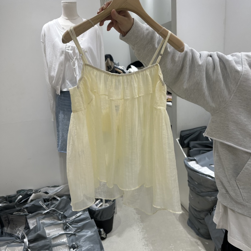 URBANSTORY/REMAKING韓國直郵㊣女裝新款熱賣時尚吊帶背心Remaking/URBANSTORY吊帶/背心