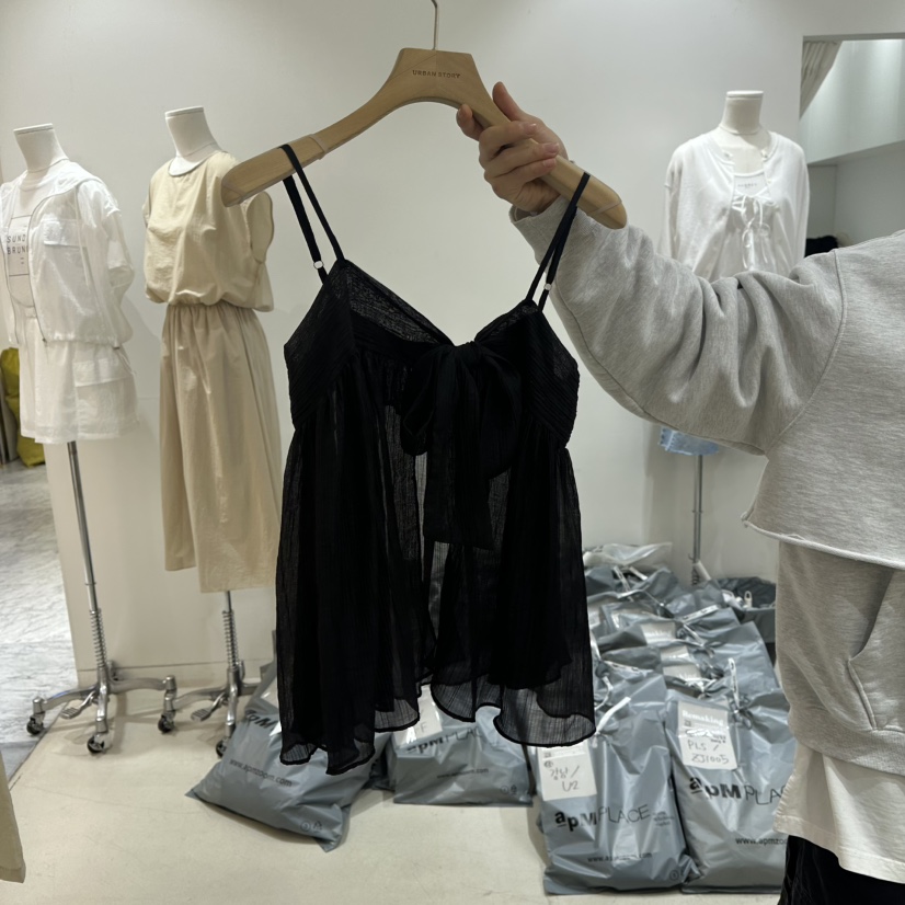 URBANSTORY/REMAKING韓國直郵㊣女裝新款熱賣時尚吊帶背心Remaking/URBANSTORY吊帶/背心圖色2