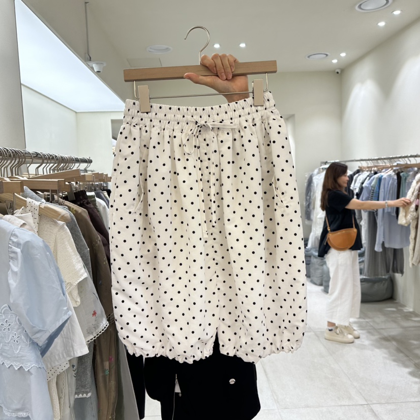 TOMGIRL東大門㊣直郵女士新品真品人氣25春夏推薦短褲圓點裙TOMGIRL短褲