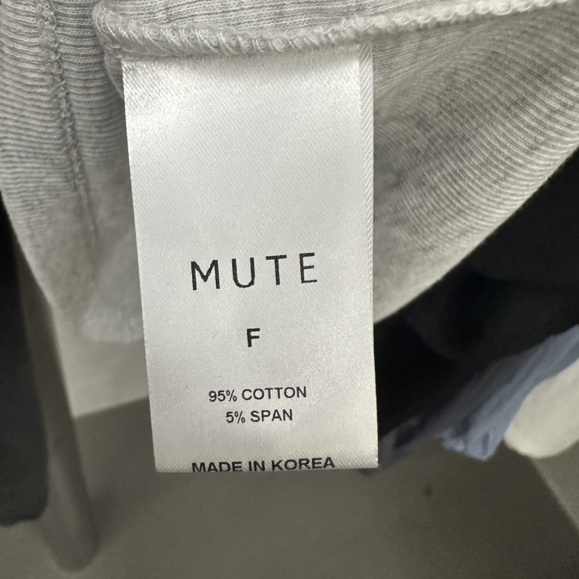MUTE-P韓國代購㊣女士新款人氣25春夏真品推薦休閑熱賣T恤MUTET恤