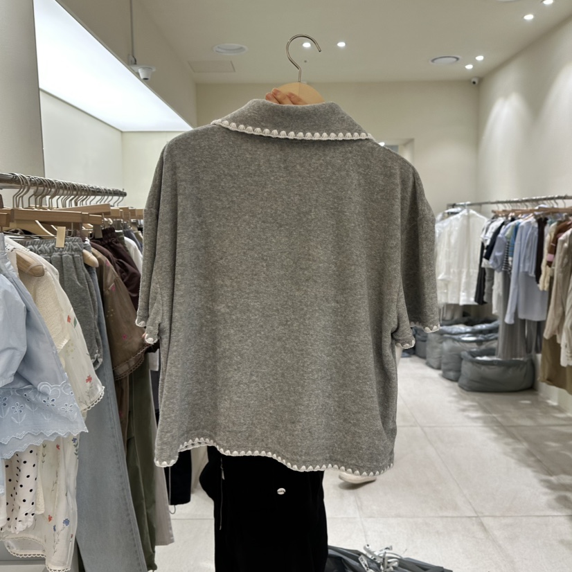 TOMGIRL韓國代購㊣女士新品熱賣25春夏時尚職業真品休閑T恤TOMGIRLT恤