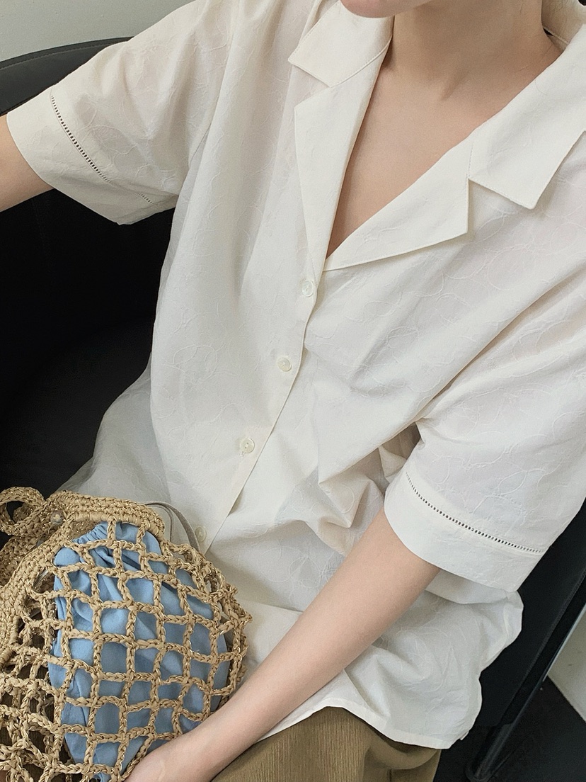 REGULARLY/PLACOR韓國代購㊣女士新款熱賣25春夏襯衫蕾絲衫REGULARLY/PLACOR襯衫/蕾絲衫
