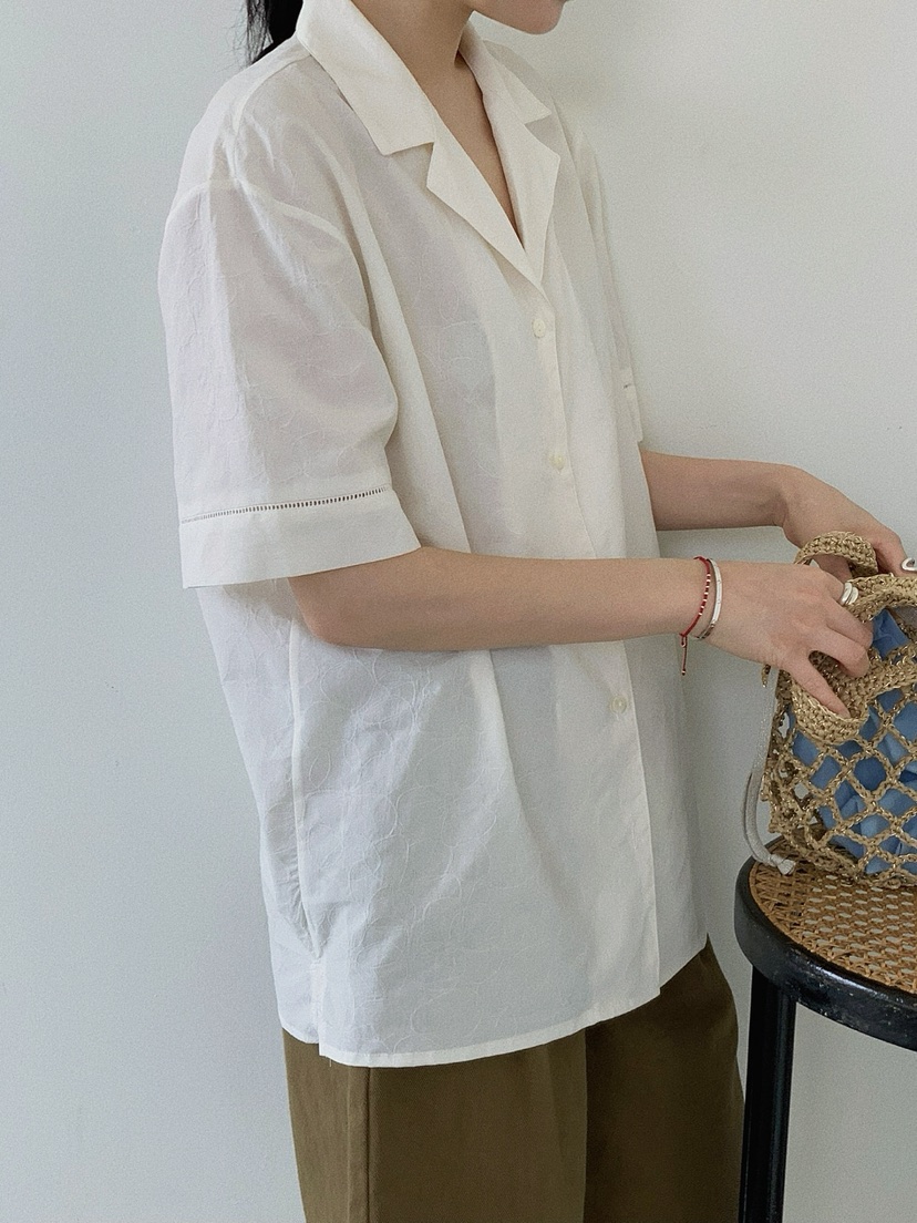 REGULARLY/PLACOR韓國代購㊣女士新款熱賣25春夏襯衫蕾絲衫REGULARLY/PLACOR襯衫/蕾絲衫