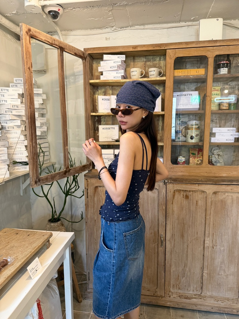 LUMIPLE韓國代購㊣女裝新品25春夏真品推薦職業熱賣吊帶背心LUMIPLE吊帶/背心