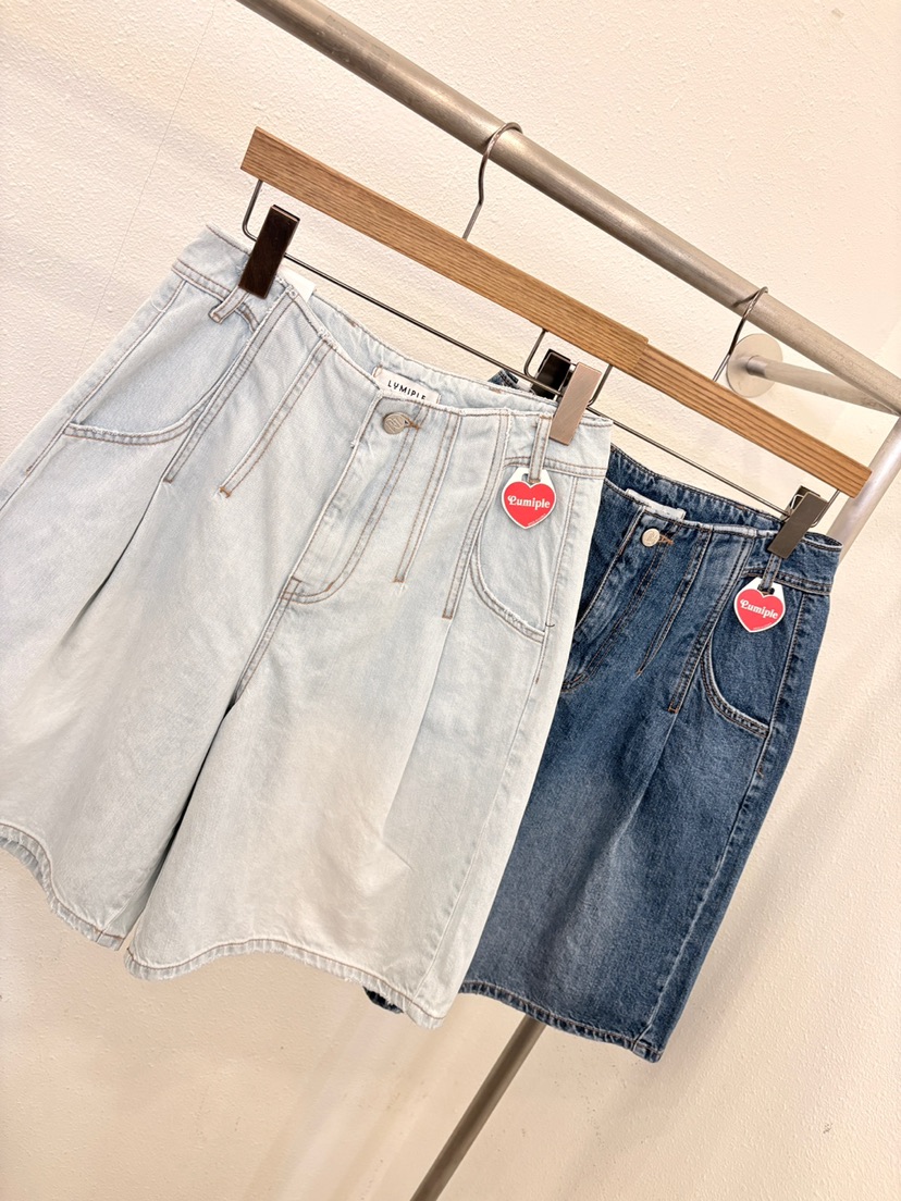 LUMIPLE東大門㊣代購女裝新品25春夏職業時尚推薦人氣熱賣短褲LUMIPLE短褲