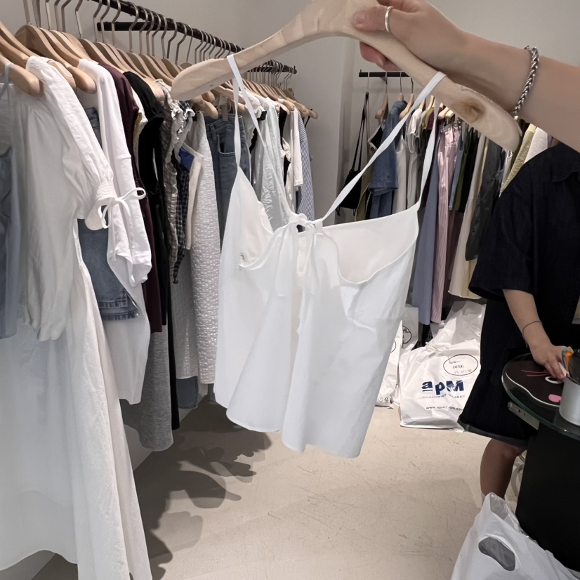 PLATE東大門㊣代購女裝新品休閑真品職業25春夏熱賣吊帶背心PLATE吊帶/背心