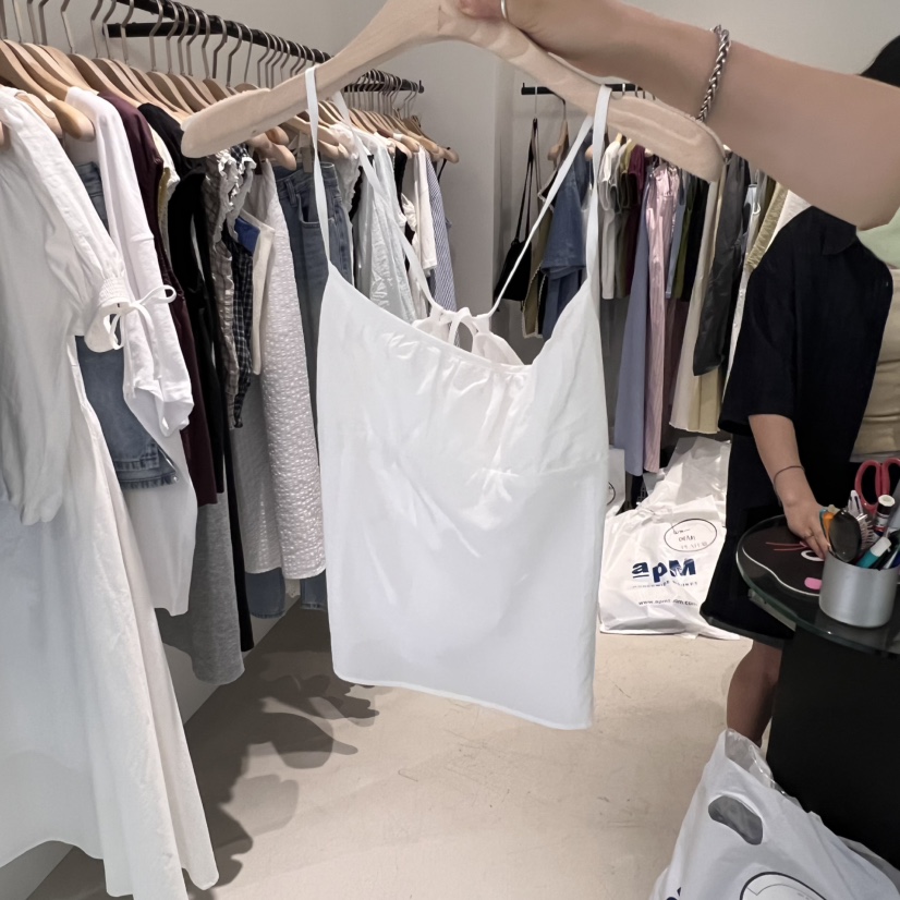 PLATE東大門㊣代購女裝新品休閑真品職業25春夏熱賣吊帶背心PLATE吊帶/背心