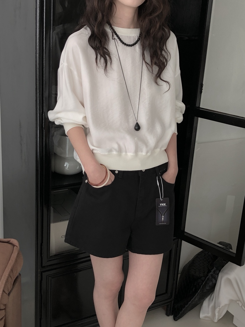 LE BUTTER韓國直郵㊣女士新品人氣時尚熱賣25春夏休閑職業T恤LE BUTTERT恤