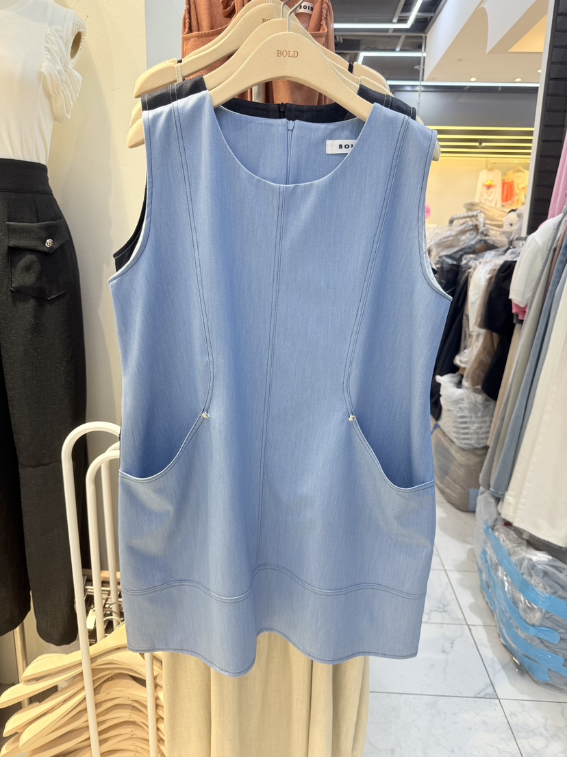 BOLD東大門㊣代購女士新品25春夏時尚熱賣人氣真品休閑連衣裙BOLD連衣裙