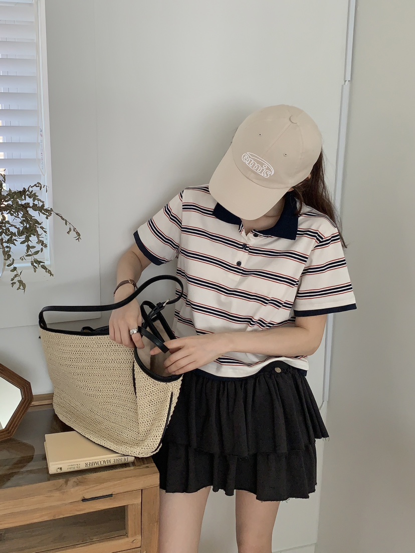 FORMSTUDIO韓國直郵㊣女裝新品25春夏推薦人氣休閑時尚T恤短款FORMSTUDIOT恤