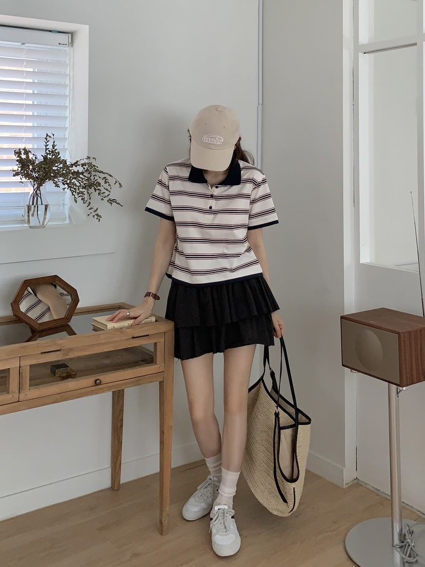 FORMSTUDIO韓國直郵㊣女裝新品25春夏推薦人氣休閑時尚T恤短款FORMSTUDIOT恤