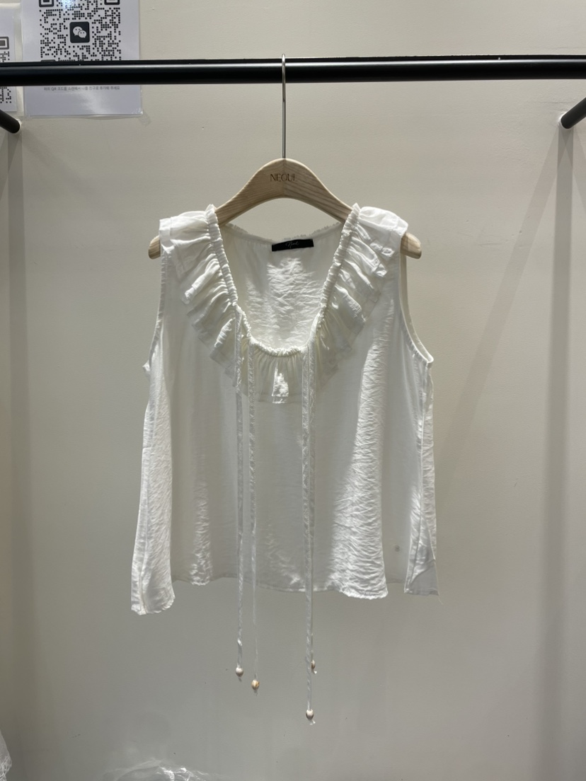 NEOUL東大門㊣代購女裝新款真品25春夏熱賣人氣時尚襯衫蕾絲衫NEOUL/ahin雙領標簽襯衫/蕾絲衫