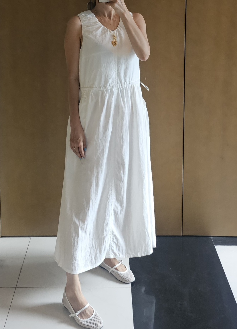 NEOUL韓國直郵㊣女士新品25春夏休閑推薦職業真品時尚連衣裙NEOUL/ahin雙領標簽連衣裙