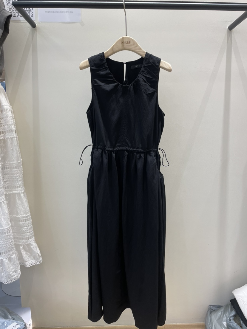 NEOUL韓國直郵㊣女士新品25春夏休閑推薦職業真品時尚連衣裙NEOUL/ahin雙領標簽連衣裙圖色2