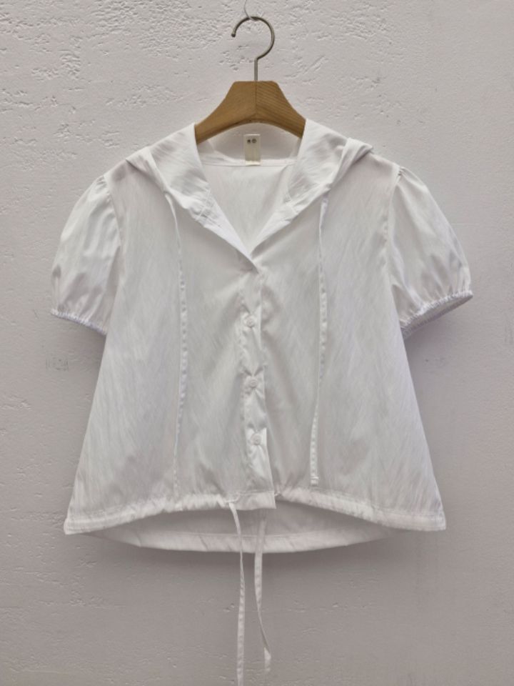 IF U-이퓨-T韓國直郵㊣女士新品職業真品襯衫蕾絲衫連帽衫IF U襯衫/蕾絲衫圖色3