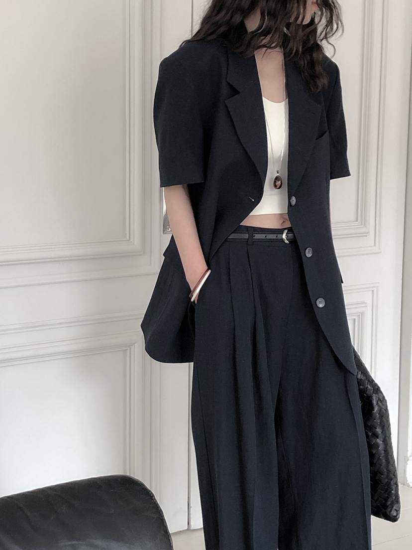 LE BUTTER韓國代購㊣女裝新品人氣真品25春夏推薦夾克亞麻布LE BUTTER夾克