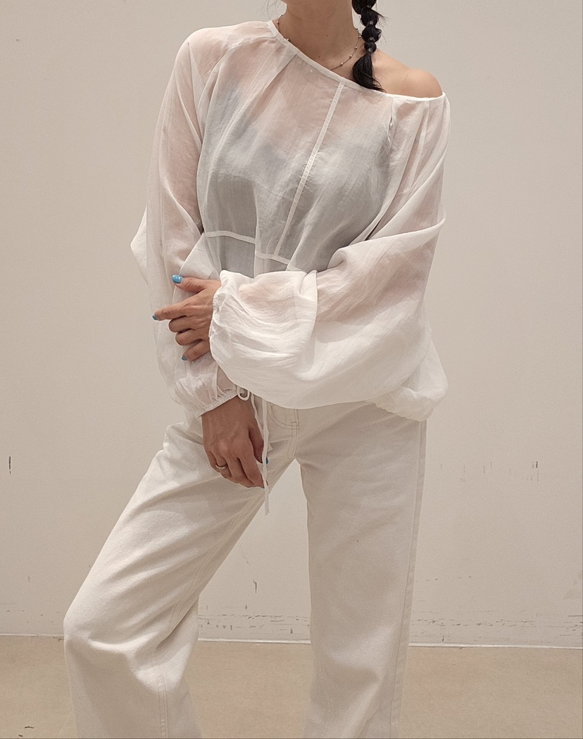 NEOUL東大門㊣直郵女士新品推薦時尚人氣25春夏職業襯衫蕾絲衫NEOUL/ahin雙領標簽襯衫/蕾絲衫