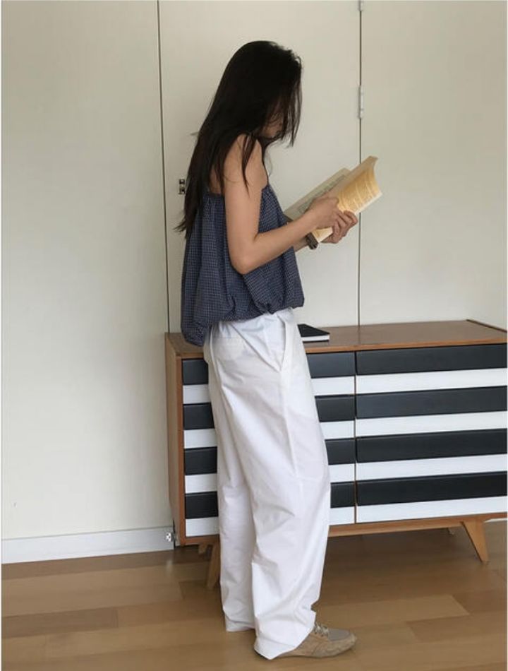 LIVE FOREVER東大門㊣實拍女士新品休閑熱賣25春夏時尚休閑褲LIVE FOR_EVER休閑褲
