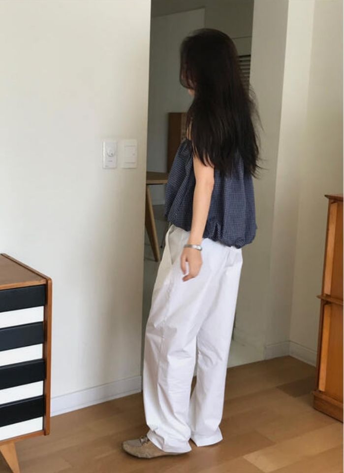 LIVE FOREVER東大門㊣實拍女士新品休閑熱賣25春夏時尚休閑褲LIVE FOR_EVER休閑褲