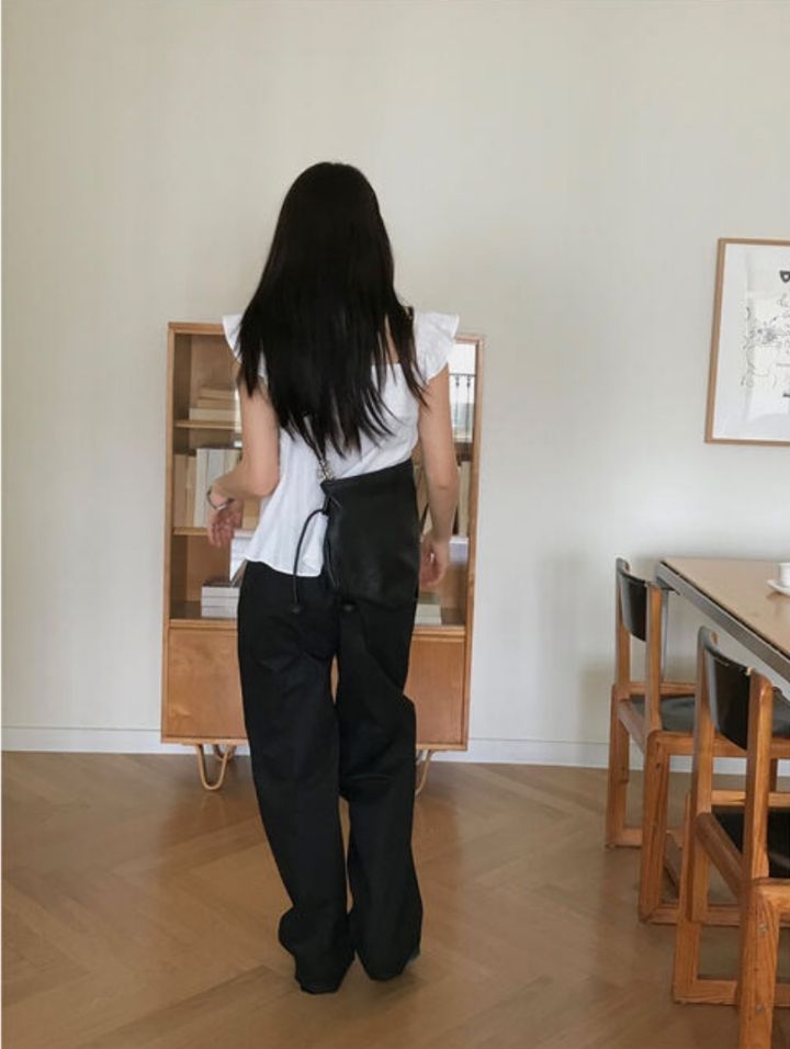 LIVE FOREVER東大門㊣實拍女士新品休閑熱賣25春夏時尚休閑褲LIVE FOR_EVER休閑褲