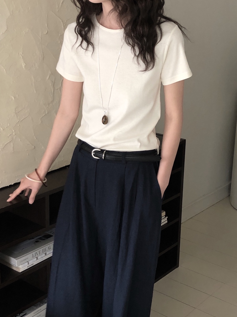 LE BUTTER韓國直郵㊣女裝新品熱賣人氣25春夏休閑真品推薦T恤LE BUTTERT恤