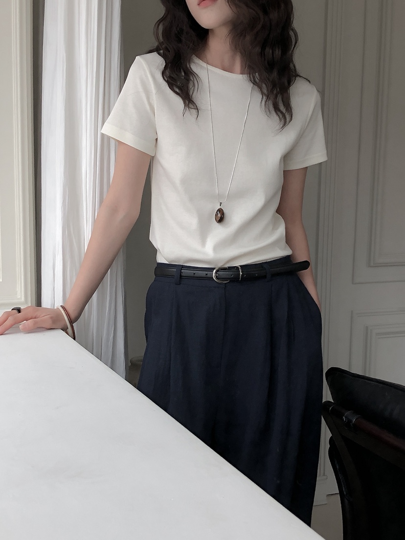 LE BUTTER韓國直郵㊣女裝新品熱賣人氣25春夏休閑真品推薦T恤LE BUTTERT恤