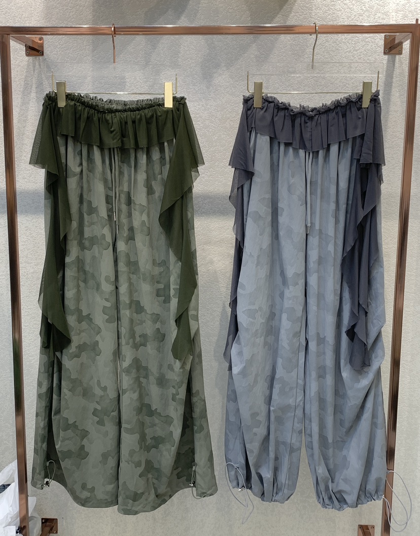 SYMBOL東大門㊣直郵女裝新品人氣時尚熱賣25春夏休閑褲迷彩SYMBOL休閑褲