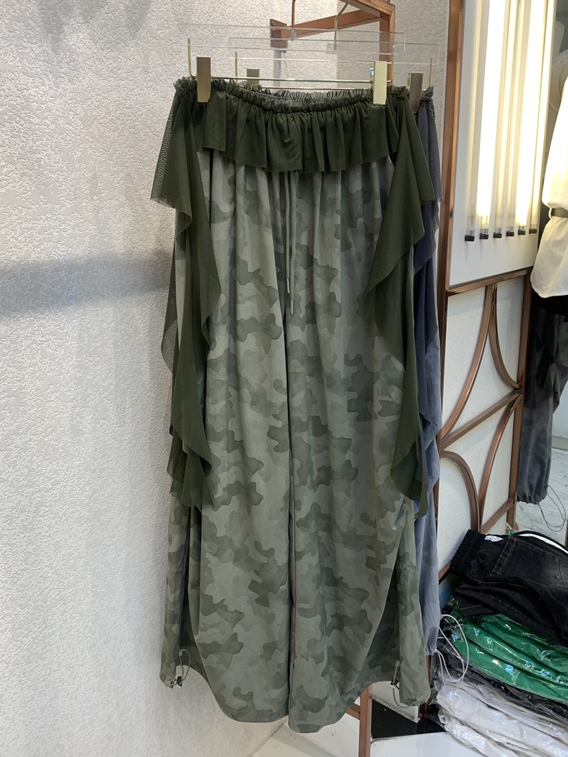 SYMBOL東大門㊣直郵女裝新品人氣時尚熱賣25春夏休閑褲迷彩SYMBOL休閑褲圖色2