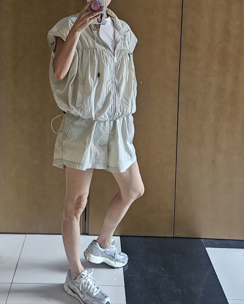 NEOUL韓國代購㊣女裝新款熱賣真品休閑推薦職業25春夏人氣套裝NEOUL/ahin雙領標簽套裝