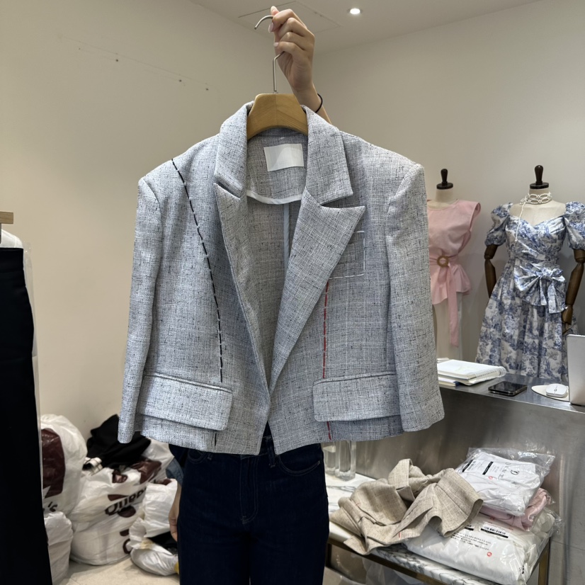 INNO韓國直郵㊣女士新品職業時尚推薦真品熱賣休閑人氣夾克INNO夾克圖色2