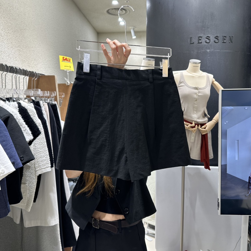 LESSEN東大門㊣直郵女士新款時尚真品人氣熱賣25春夏推薦短褲LESSEN短褲