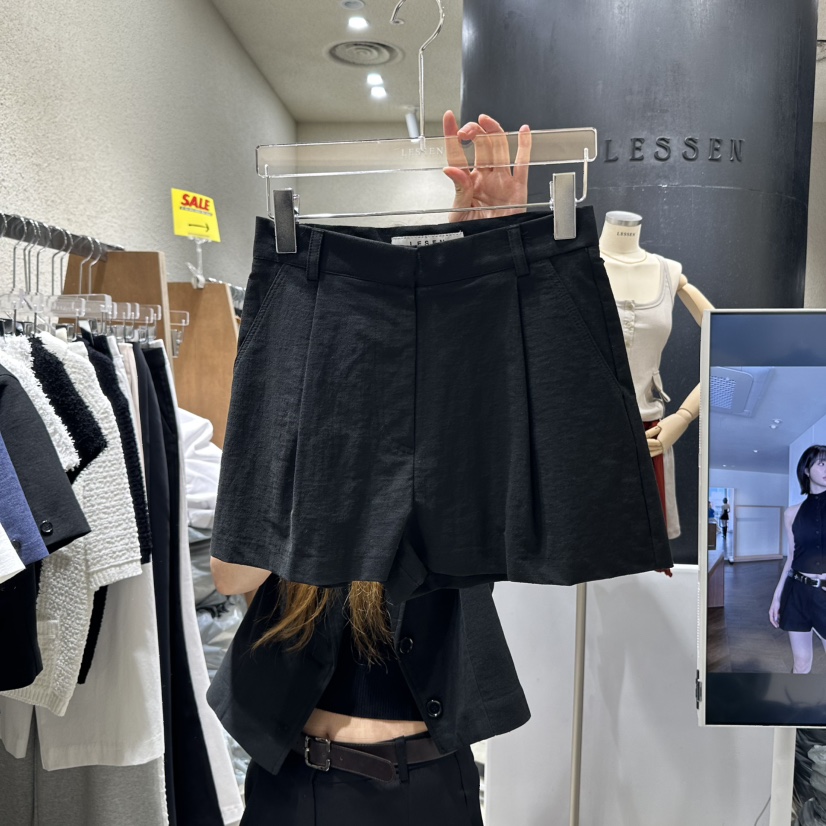 LESSEN東大門㊣直郵女士新款時尚真品人氣熱賣25春夏推薦短褲LESSEN短褲圖色3
