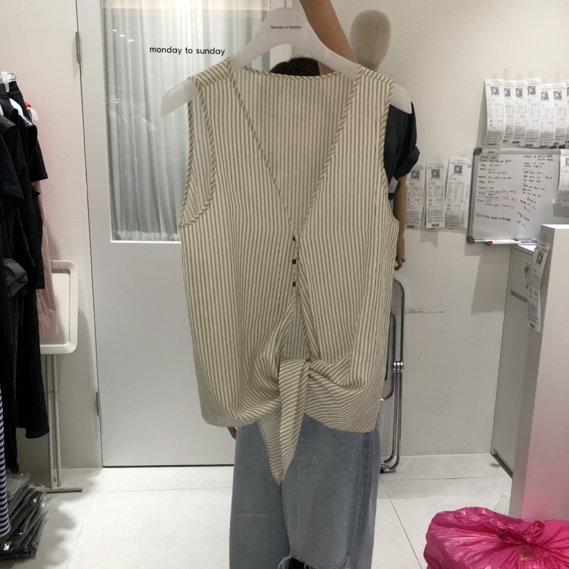 MONDAY TO SUNDAY東大門㊣代購女士新品休閑人氣吊帶背心MONDAY TO SUNDAY吊帶/背心圖色2