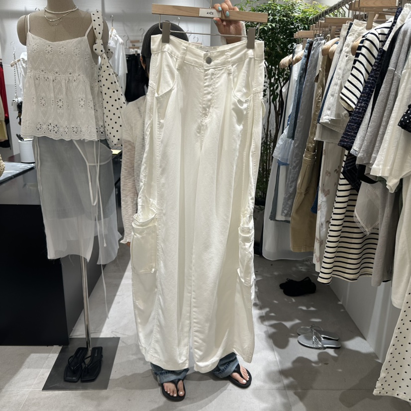 AYCE韓國直郵㊣女士新款25春夏時尚人氣真品推薦休閑褲口袋101SHOWROOM/AYCE休閑褲