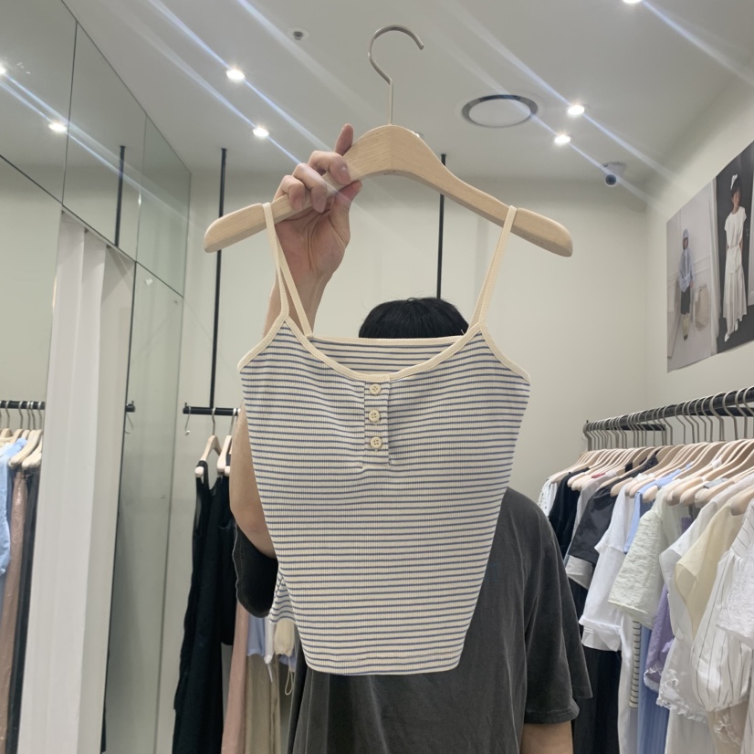 YUNBAL東大門㊣代購女裝新品時尚休閑人氣推薦25春夏吊帶背心YUNBAL吊帶/背心圖色4