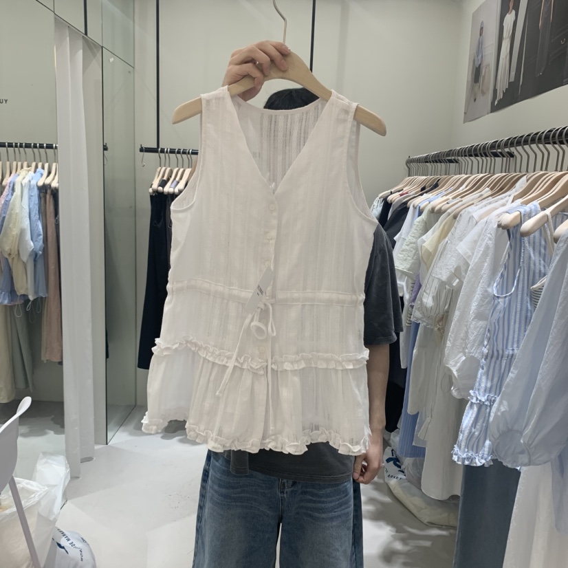 YUNBAL東大門㊣實拍女士新款休閑真品熱賣推薦25春夏吊帶背心YUNBAL吊帶/背心圖色2