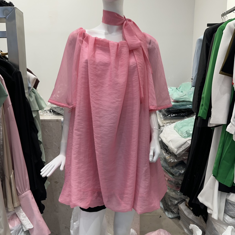 SENSIBLE-S東大門㊣實拍女士新品推薦襯衫蕾絲衫含脖帶透明SENSIBLE襯衫/蕾絲衫圖色1