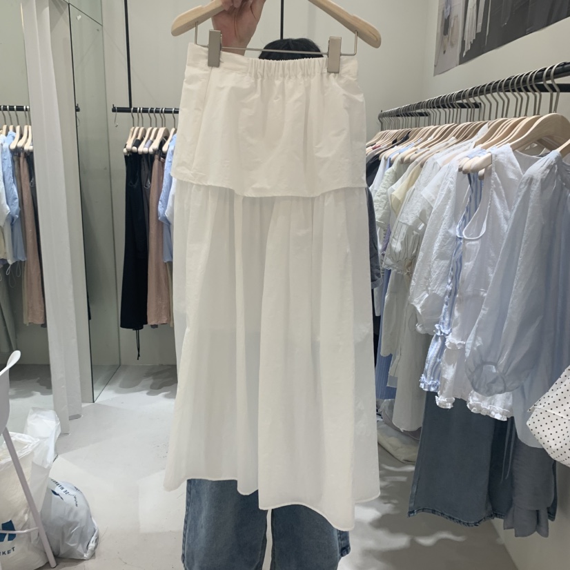 YUNBAL東大門㊣代購女裝新品真品時尚熱賣半身裙中短裙假兩件YUNBAL半身裙/中短裙