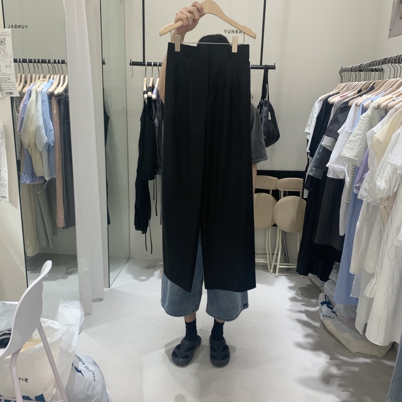 YUNBAL東大門㊣直郵女士新款25春夏休閑職業時尚熱賣休閑褲YUNBAL休閑褲圖色2