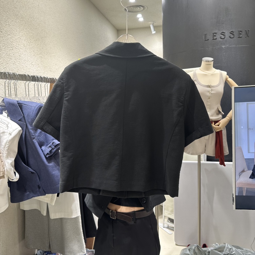 LESSEN東大門㊣實拍女士新品25春夏休閑推薦熱賣人氣時尚夾克LESSEN夾克