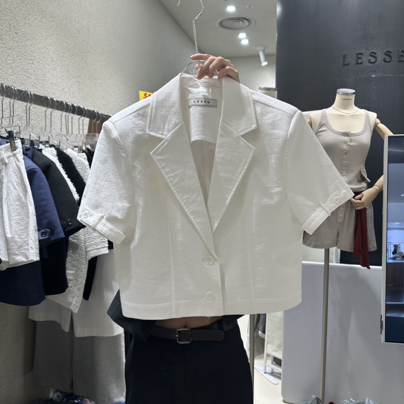 LESSEN東大門㊣實拍女士新品25春夏休閑推薦熱賣人氣時尚夾克LESSEN夾克
